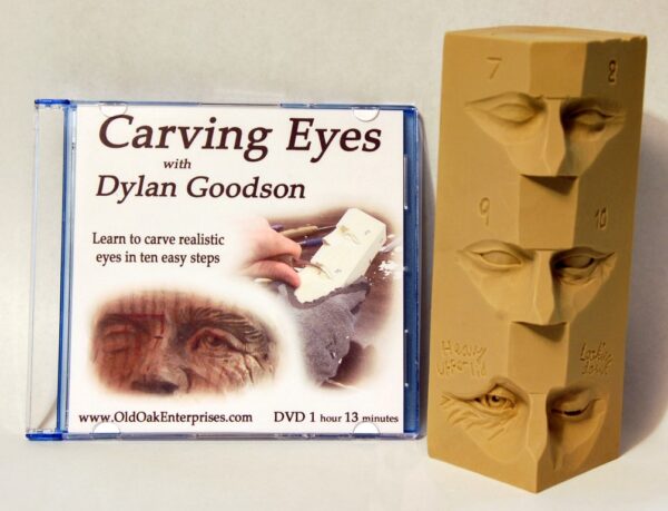 Photo of Dylan Goodson's DVD and Study casting on carving eyes