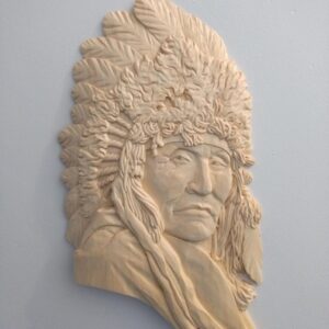 Red Tomahawk Portrait