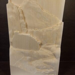 Mountain Cabin Relief scene Roughout