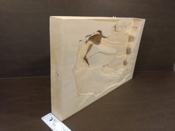 Covered Bridge Relief Scene Roughout - Image 3