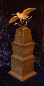 Trophy with a snipe on top.