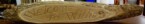 sign carved on a bark edged slab of wood