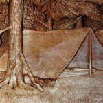Mount Hood Lost Lake Gun Rack - Tent closeup