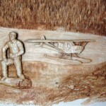 Mount Hood Lost Lake Gun Rack - seaplane closeup