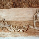 Mount Hood Lost Lake Gun Rack - Campfire closeup