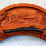 Cowboy Cabin Gun Rack WM